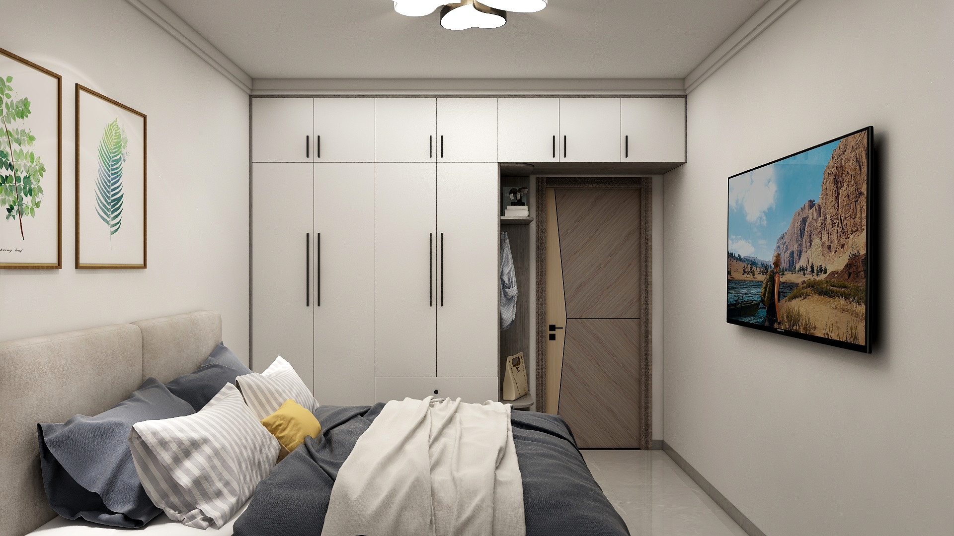 DaBai设计-前进花园17-1-402主卧-装修设计方案