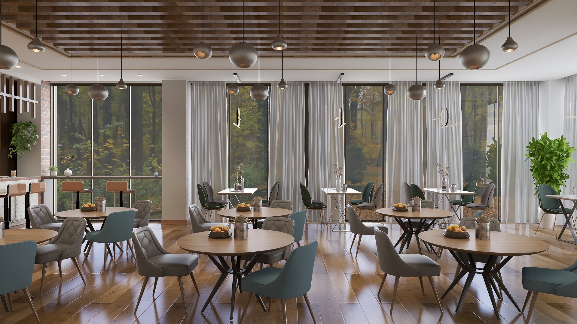 千饰空间-星巴克咖啡馆-副本-装修设计方案