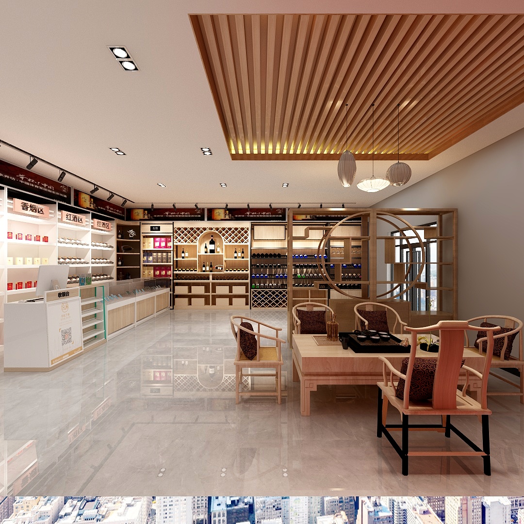 设计森先生-烟酒店-装修设计方案