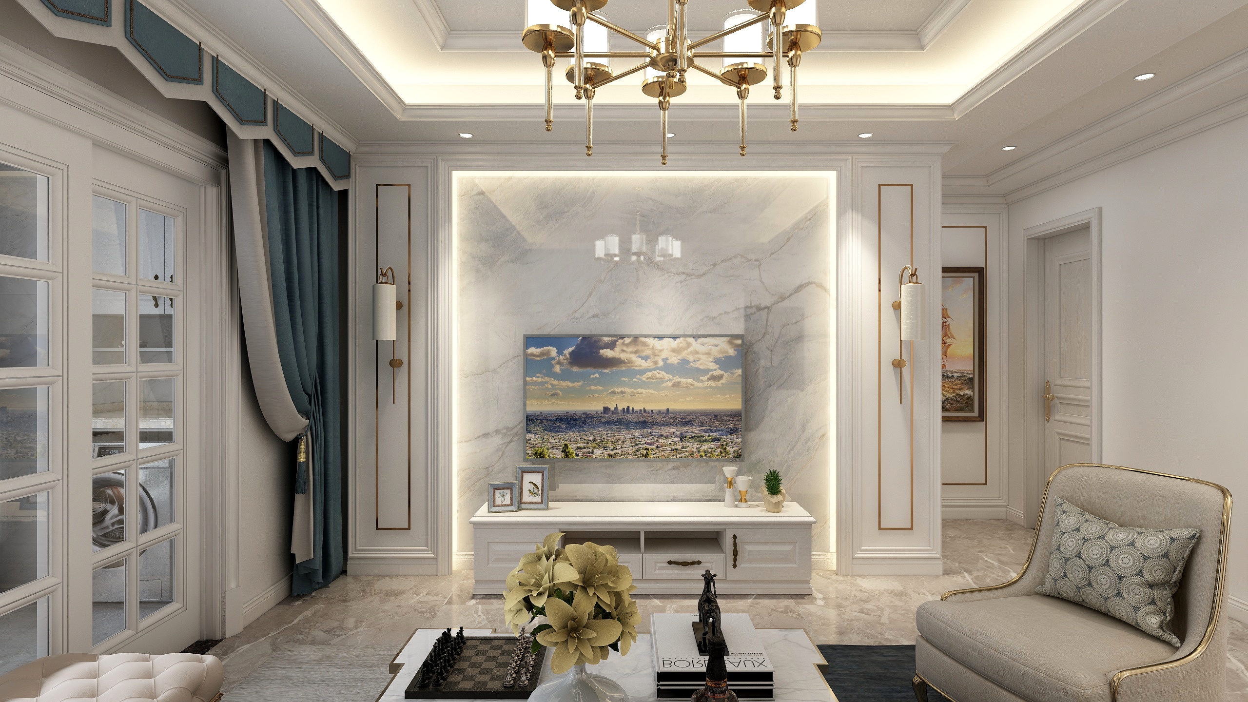 定制家--现代美式-装修设计方案