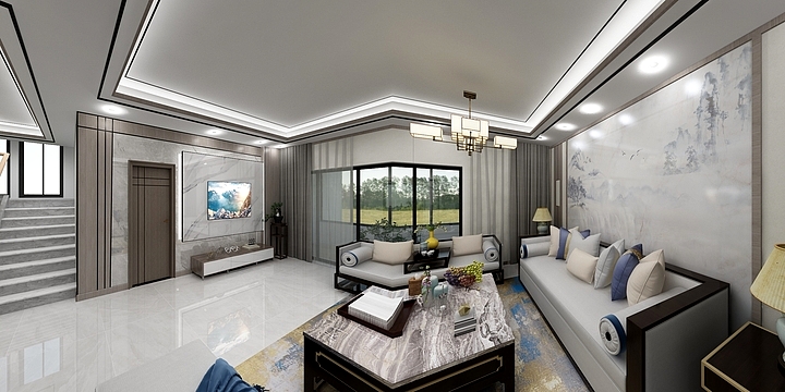 世纪豪门阳台改造-天弘山庄平面4.13-装修设计方案