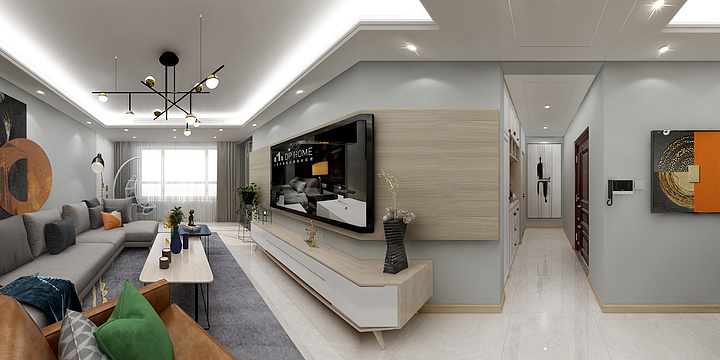 济南大可国际设计-龙湖春江郦城131-装修设计方案