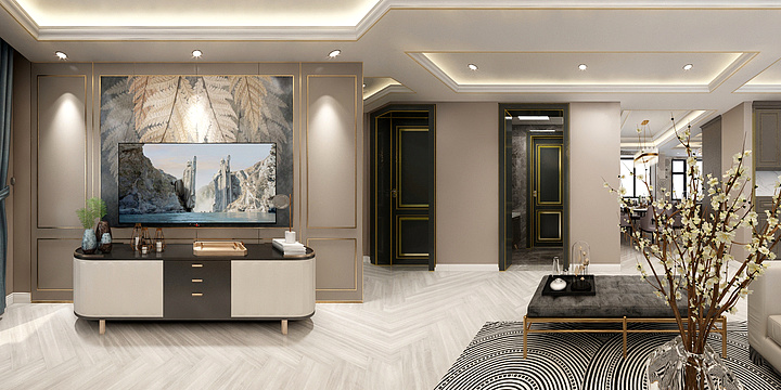 柏兰特设计工作室王朝-考核户型-装修设计方案