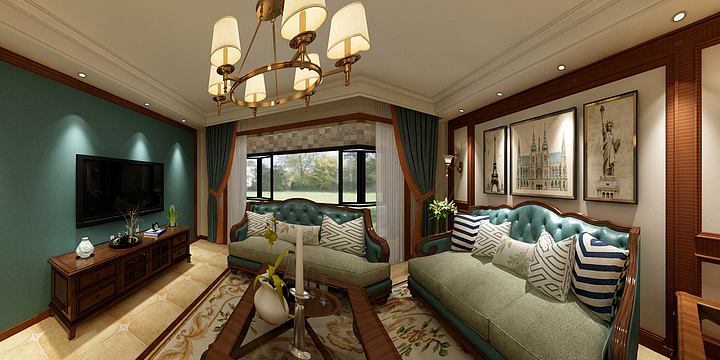 西安久良壹品空间设计-（石女士）宝安紫韵136㎡-副本-副本-装修设计方案