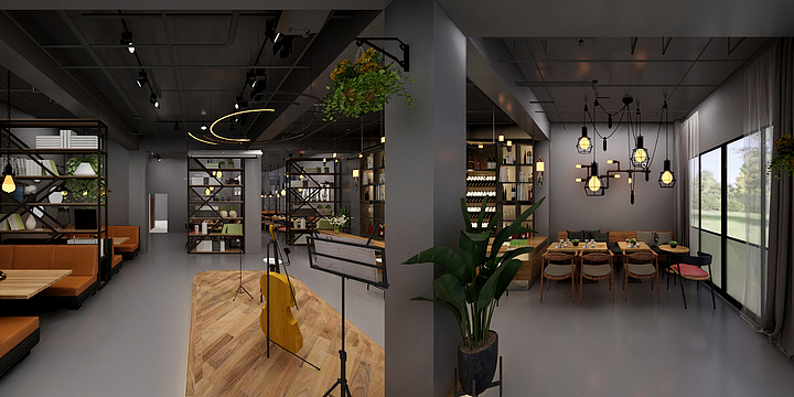 設計师Kevin-彭学林 清吧门面-装修设计方案