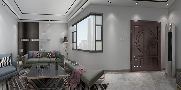 钟意棵树-现代简约单层轻钢别墅-装修设计方案