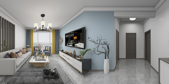 Miss予-蓝天下#3-1301-装修设计方案