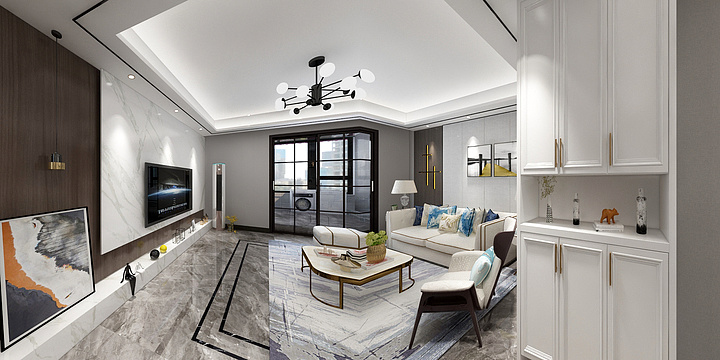 鹰潭至上设计-新河汇6栋-装修设计方案