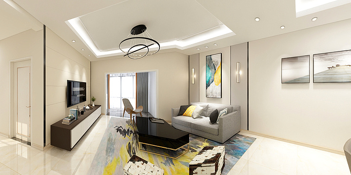 荣昇堂装饰-弘扬花苑1-12-4-欧式-装修设计方案