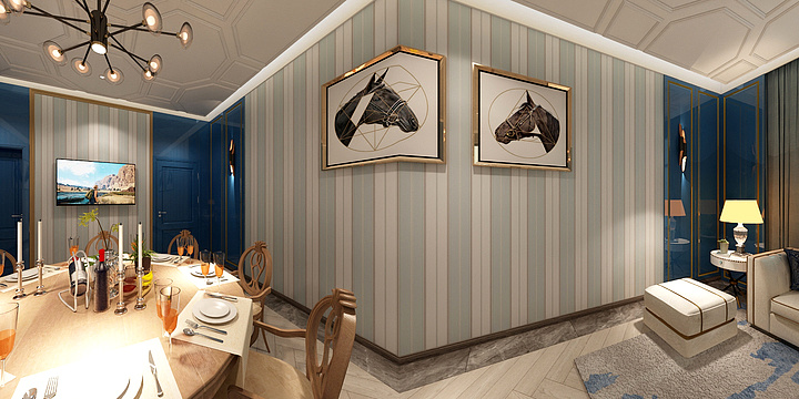 黄陈英-餐厅方案一2-装修设计方案