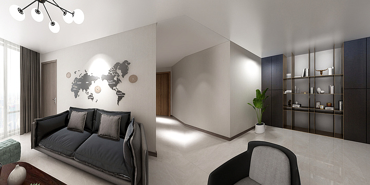 ChrisbhzF-日湖世贸办公室方案-装修设计方案