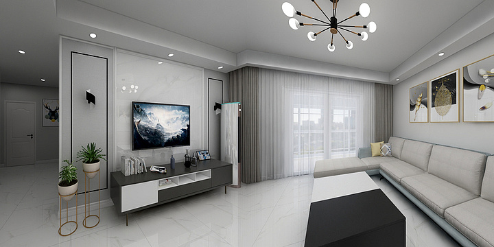 貴花糕-南车花园-装修设计方案