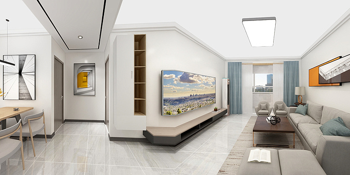 東柯空间-幸福城小马家13层-装修设计方案