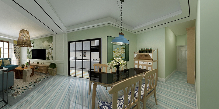 流光琴-名豪国际-装修设计方案