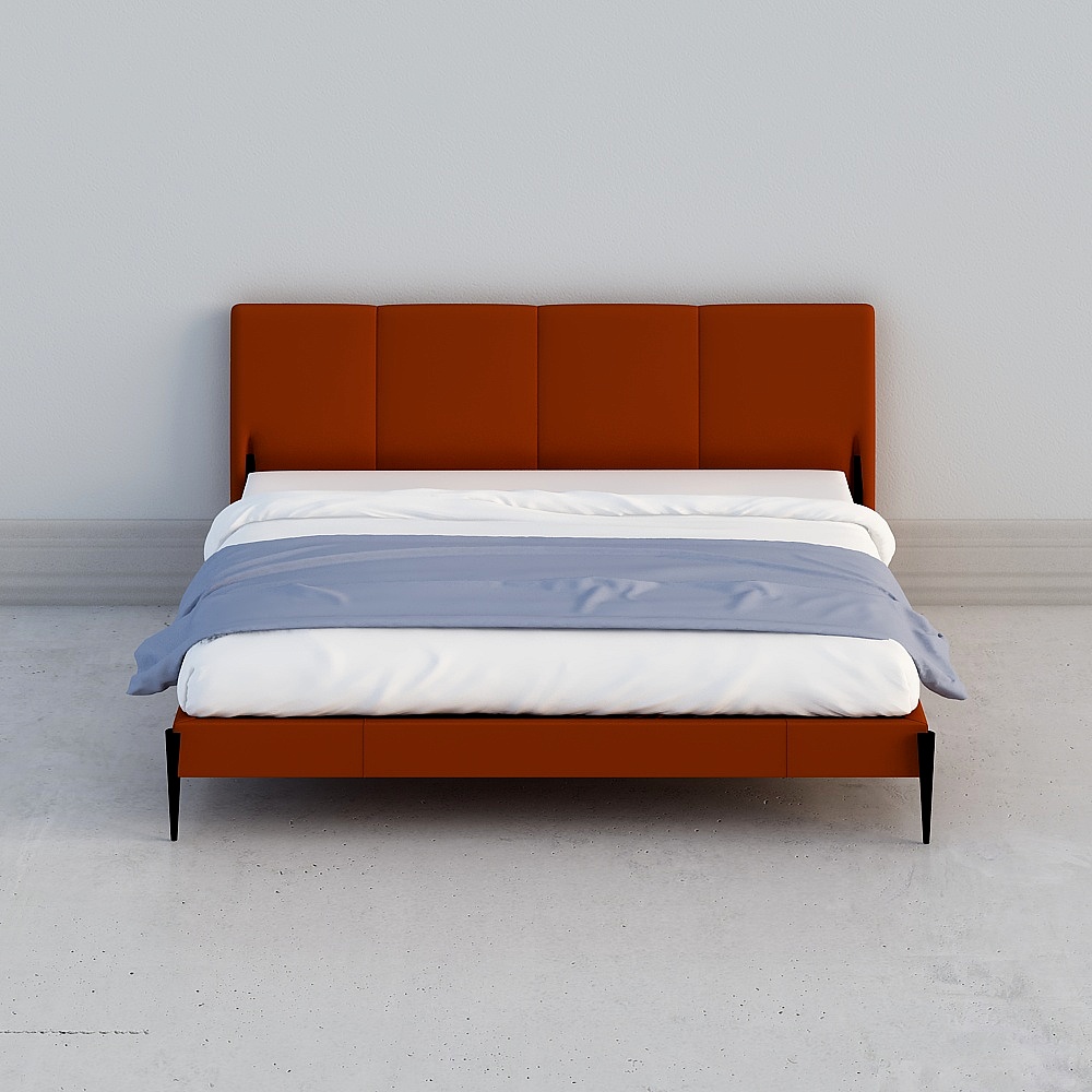 R2003-橙色-床3D模型