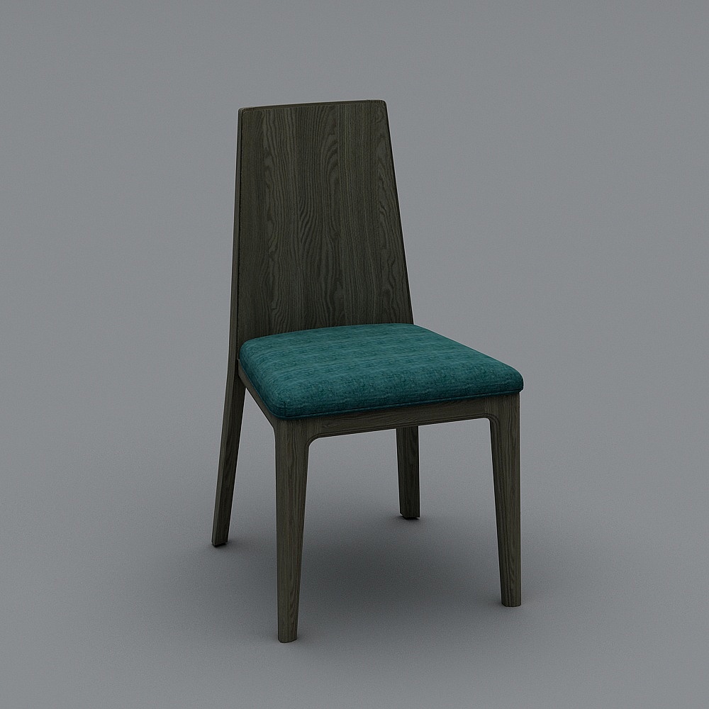 6L8002餐椅3D模型