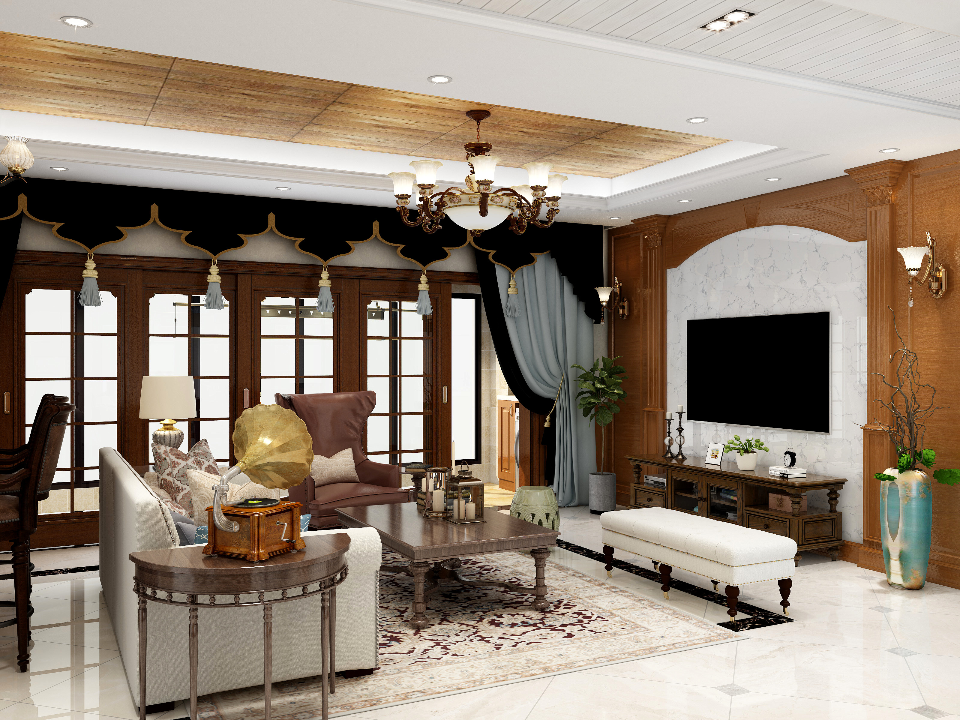 赣州辰舍空间设计-考核户型-装修设计方案