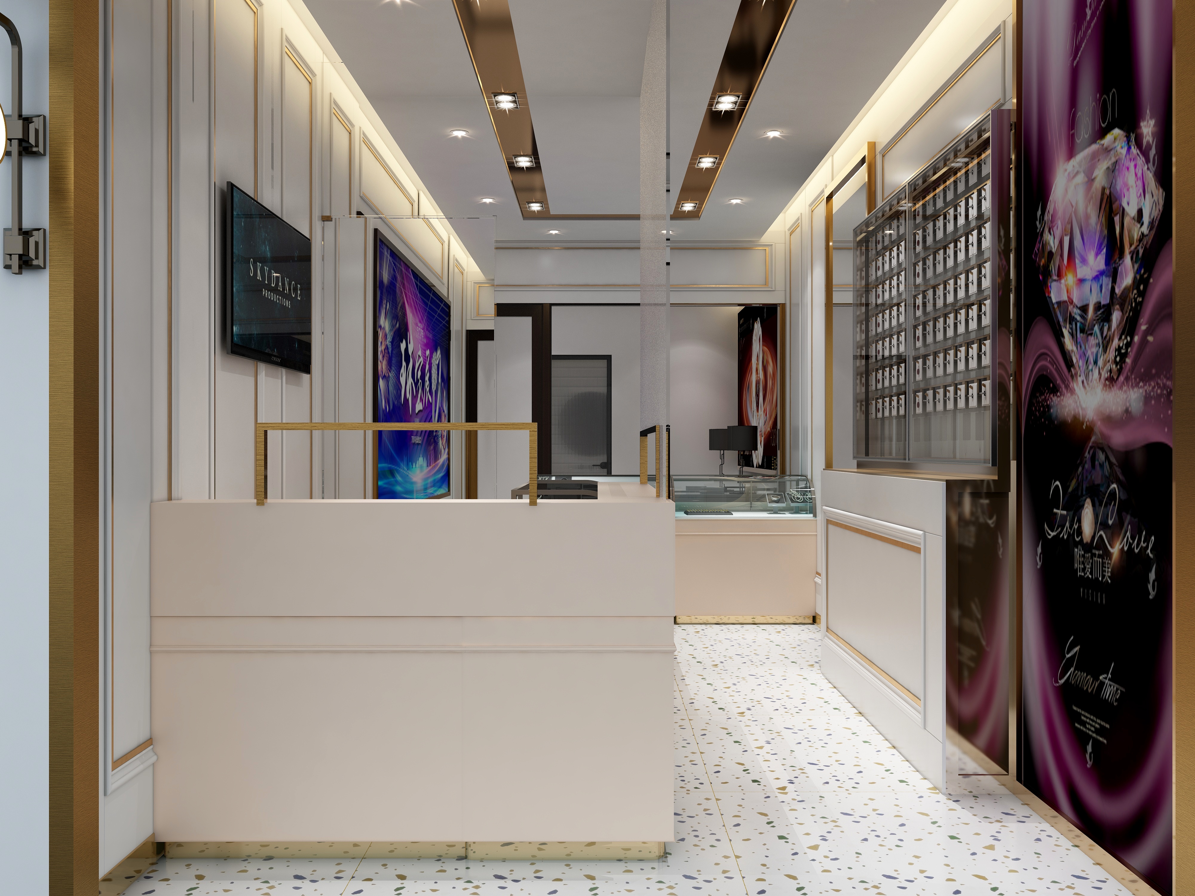 艺雅丽-【工装】珠宝店装修效果图