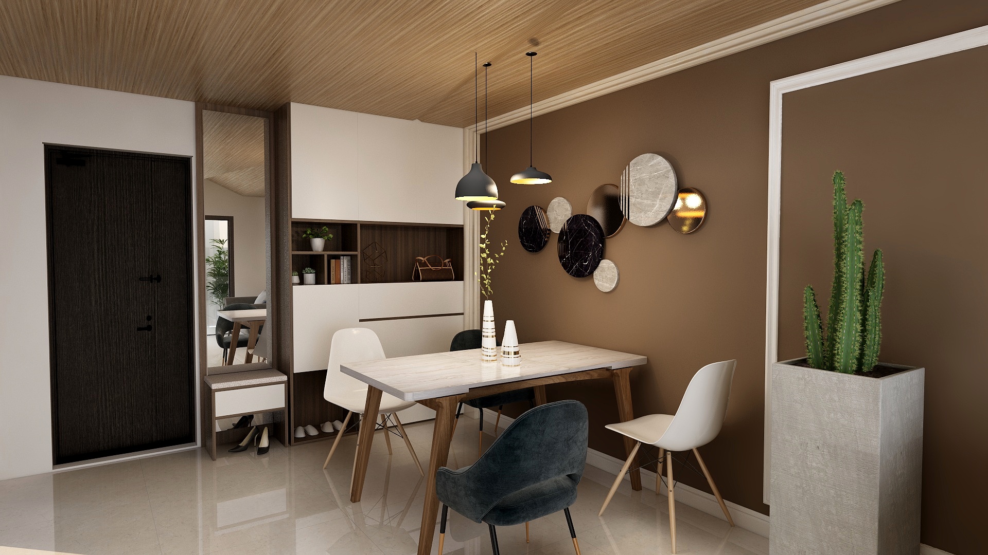 梦醒来做图-64平方多功能原木风-装修设计方案