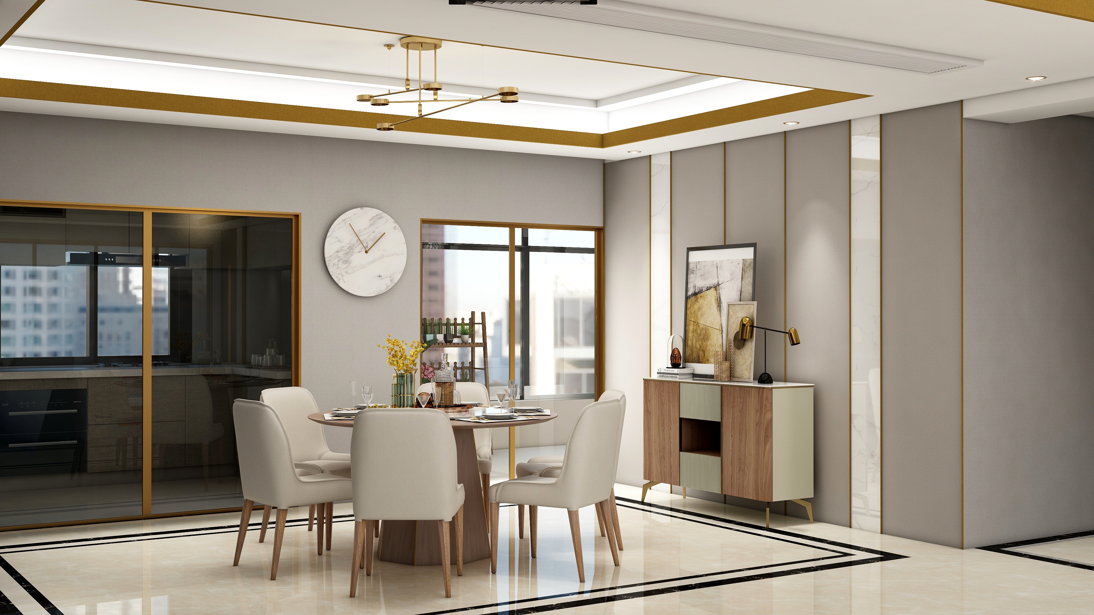 设计师梁柳清-轻奢--9605沙发-装修设计方案