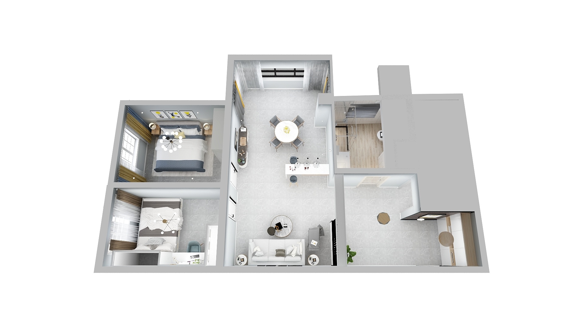 设计师刘晟宇-绥中北欧-装修设计方案