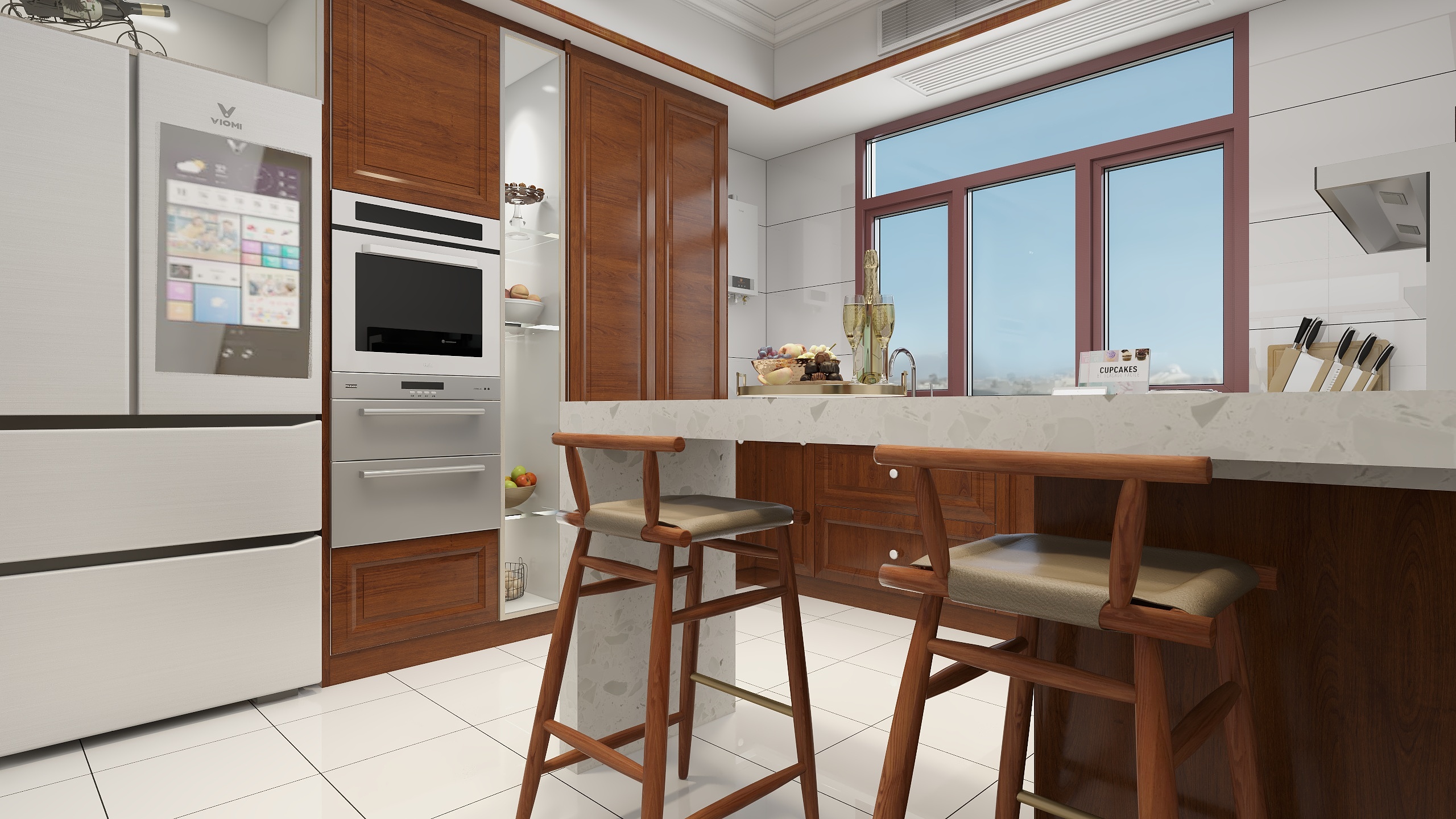 神马云在线-自建房-新中式装修效果图