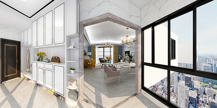 千年舟专卖店设计TMY-意林全屋定制：东汇城三期2603房-装修设计方案