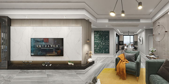 上海越围空间设计机构-巴黎庄园-装修设计方案