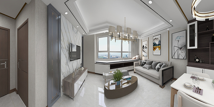 浅世安然-华发3期78-2703)78平-装修设计方案