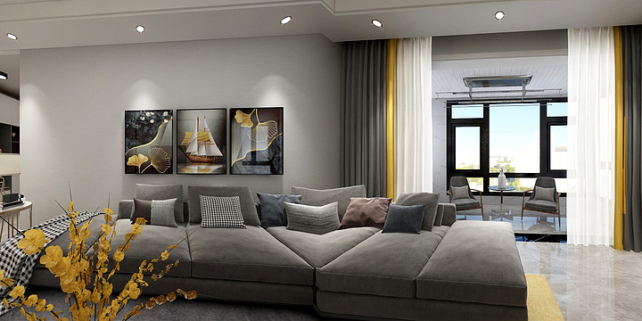 商丘圣格家居-建业9-1-602-装修设计方案