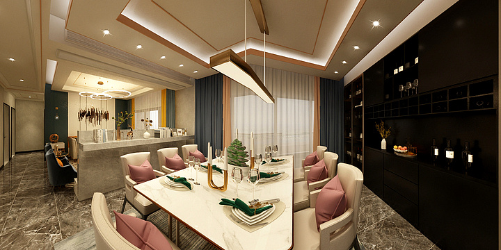 新政仪品优家设计-成都彩叠园-装修设计方案