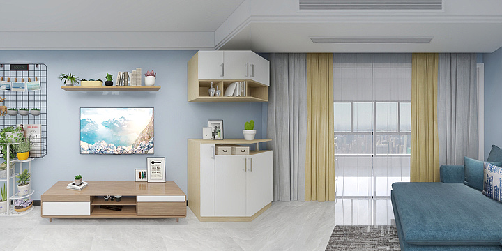 是风里的密码-云水湾-北欧风-装修设计方案