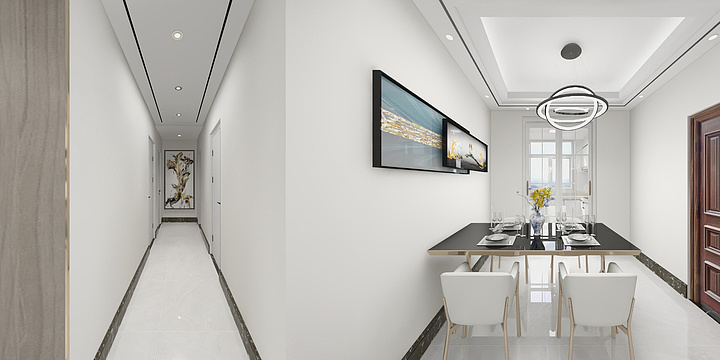 千山装饰马亮-福桂家园二号楼一楼西户-装修设计方案