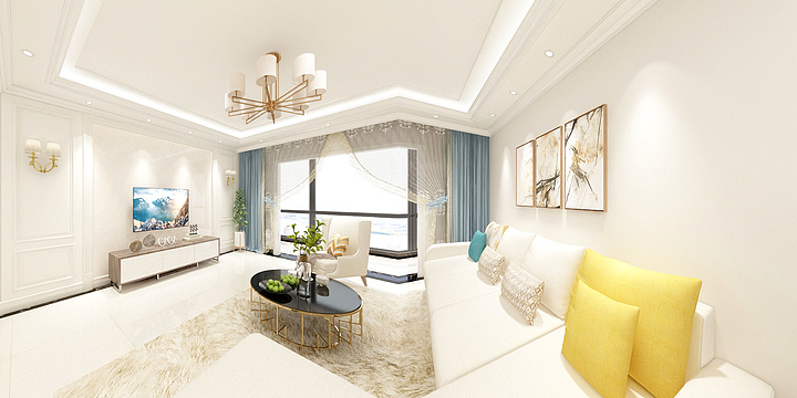 MR-马-嵩兰馨苑130简欧-装修设计方案