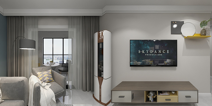 H设计师罗鑫-屋舍装饰彭总效果图-副本-装修设计方案