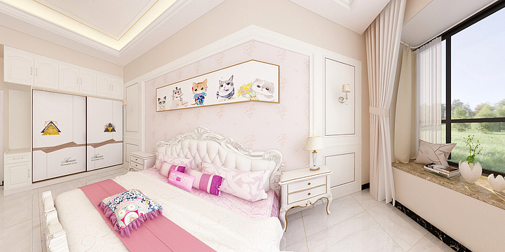 安祺美家-沿村台挑空-装修设计方案