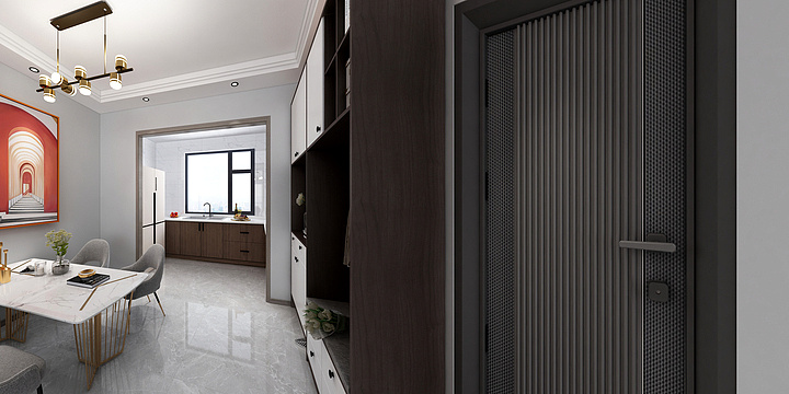 梅设计-中慧108平米-装修设计方案