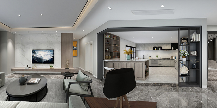 MonkeyKin-翡翠湾李哥设计方案二-装修设计方案