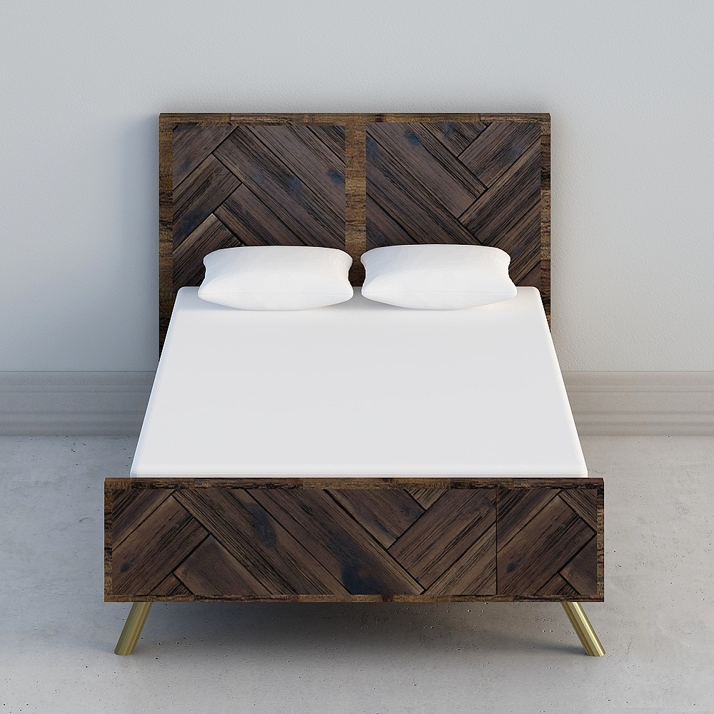 fyndfurniture 寻 - Sivan - 655018/655036 - 双人床3D模型