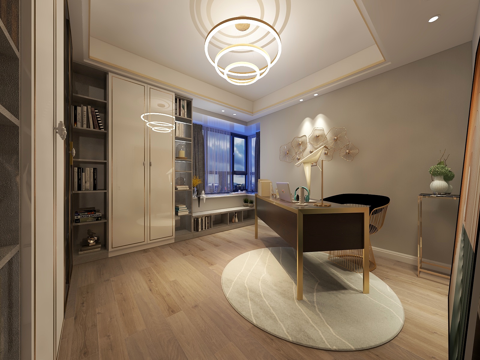 青田尚美装饰-芝竹小区1102-客厅-装修设计方案