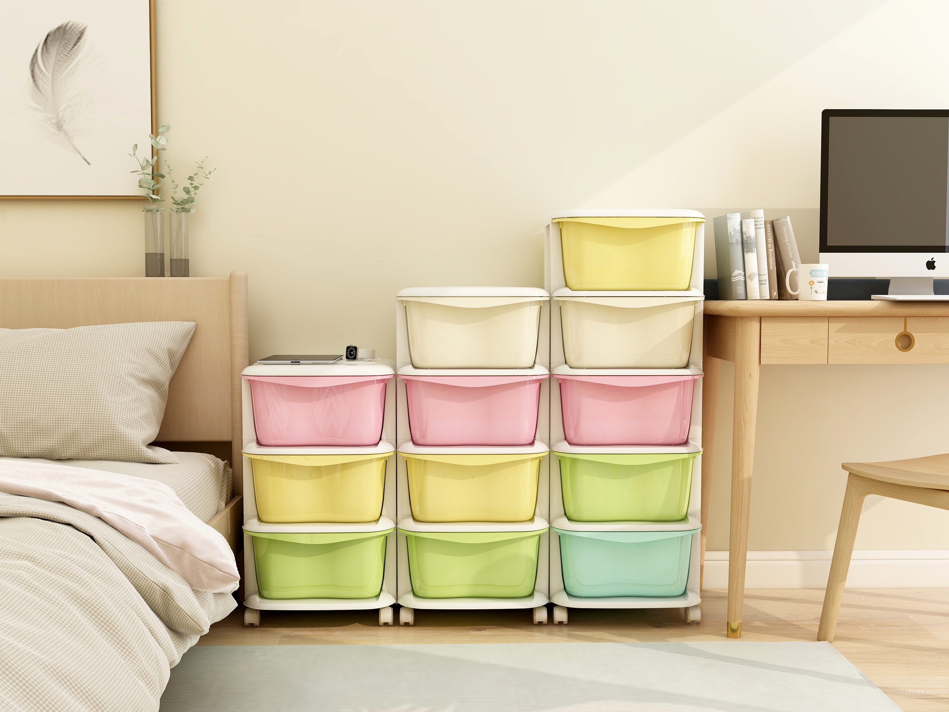 葫芦娃CPB-蓝天37冰淇淋三只卧室-装修设计方案