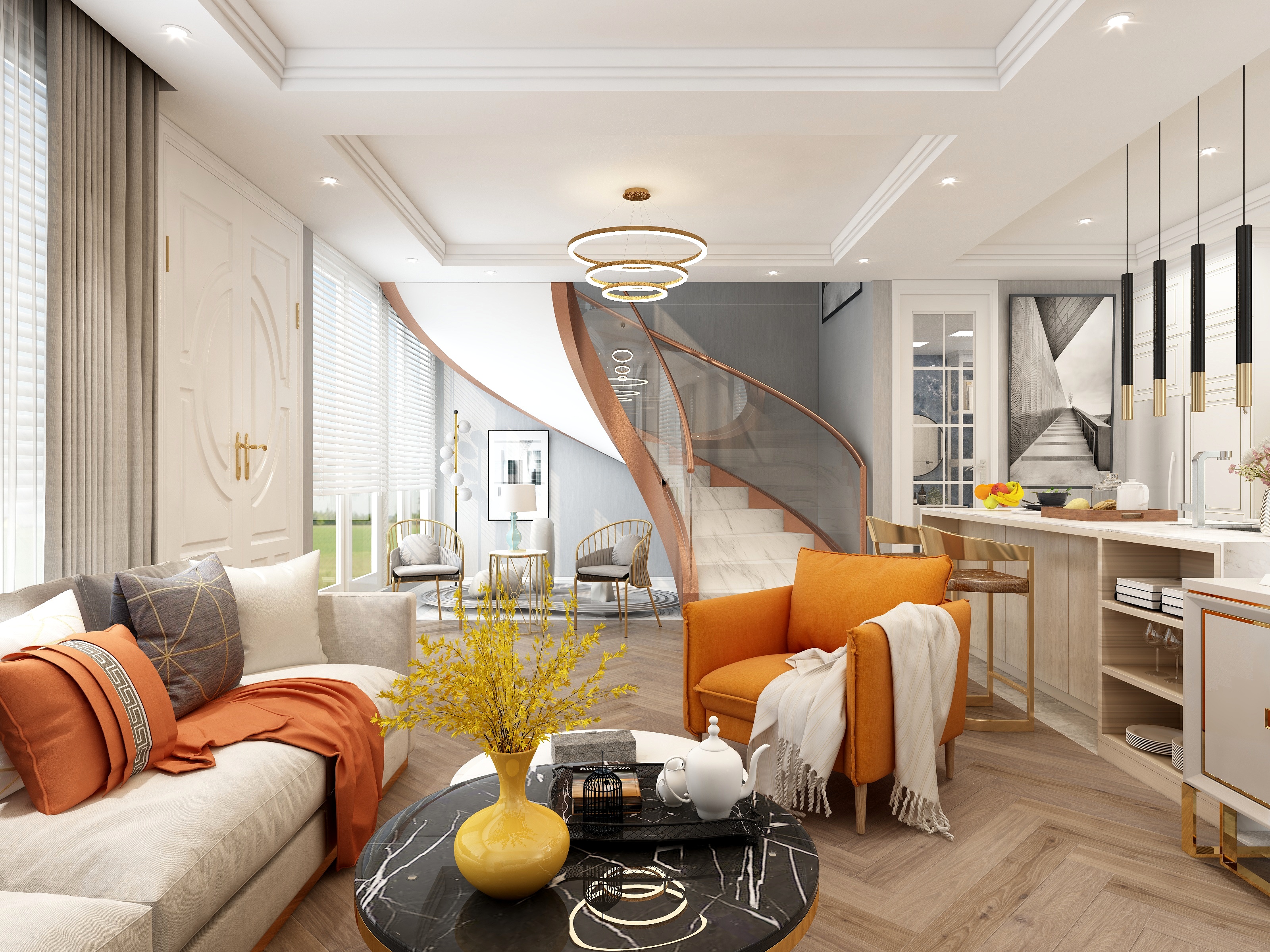 小元宝的爸爸-美式68㎡-装修设计方案