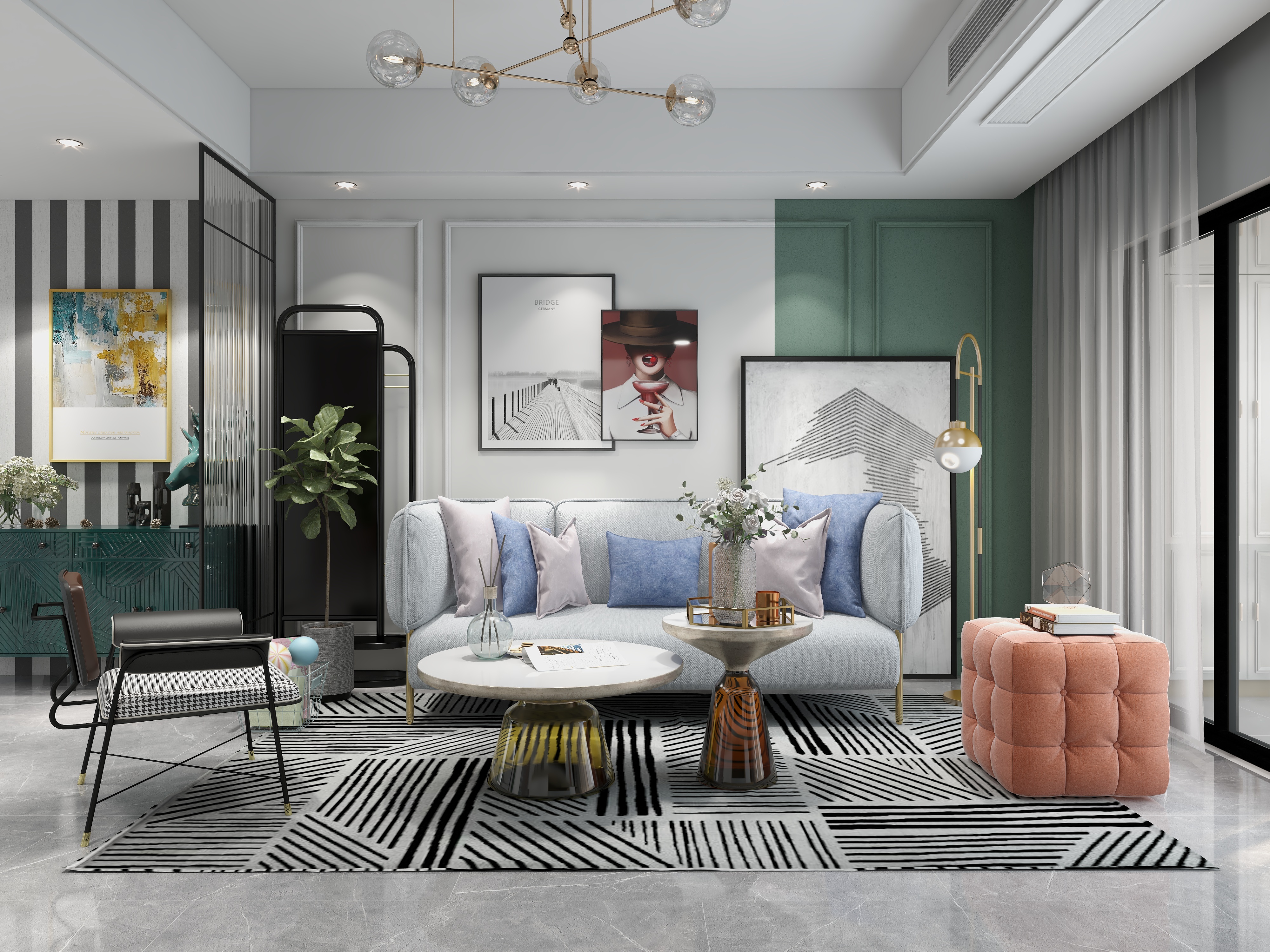 顾家家居1_-盐城-国宾府-4室2厅-混搭-132m2装修效果图