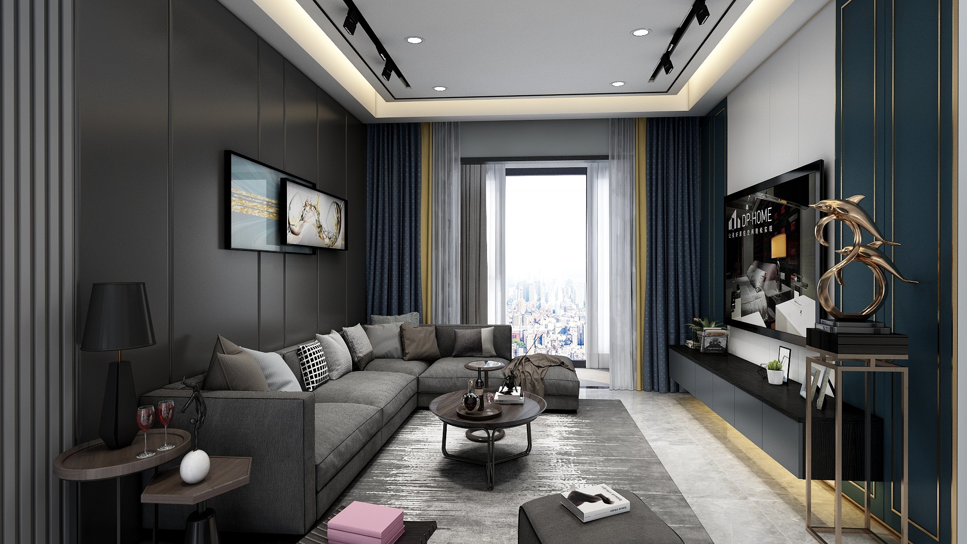 吴迪Mr-客餐厅设计-装修设计方案