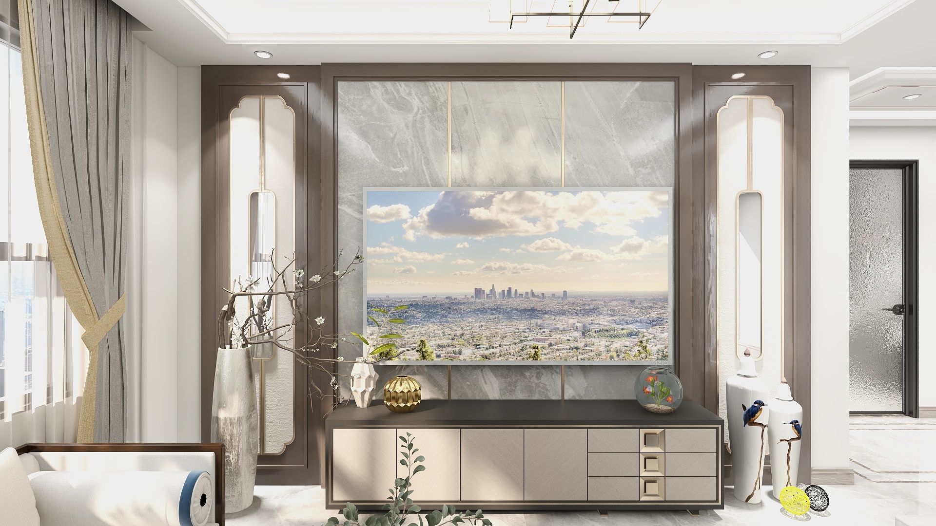 西柚15366100109-HQ两居的--E-装修设计方案