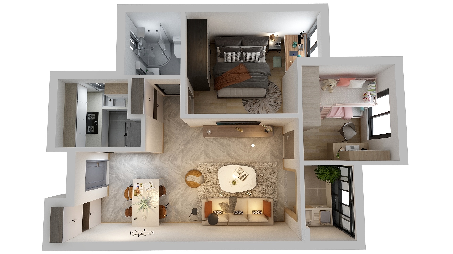 梅子CHEN-阳光城大都会-装修设计方案