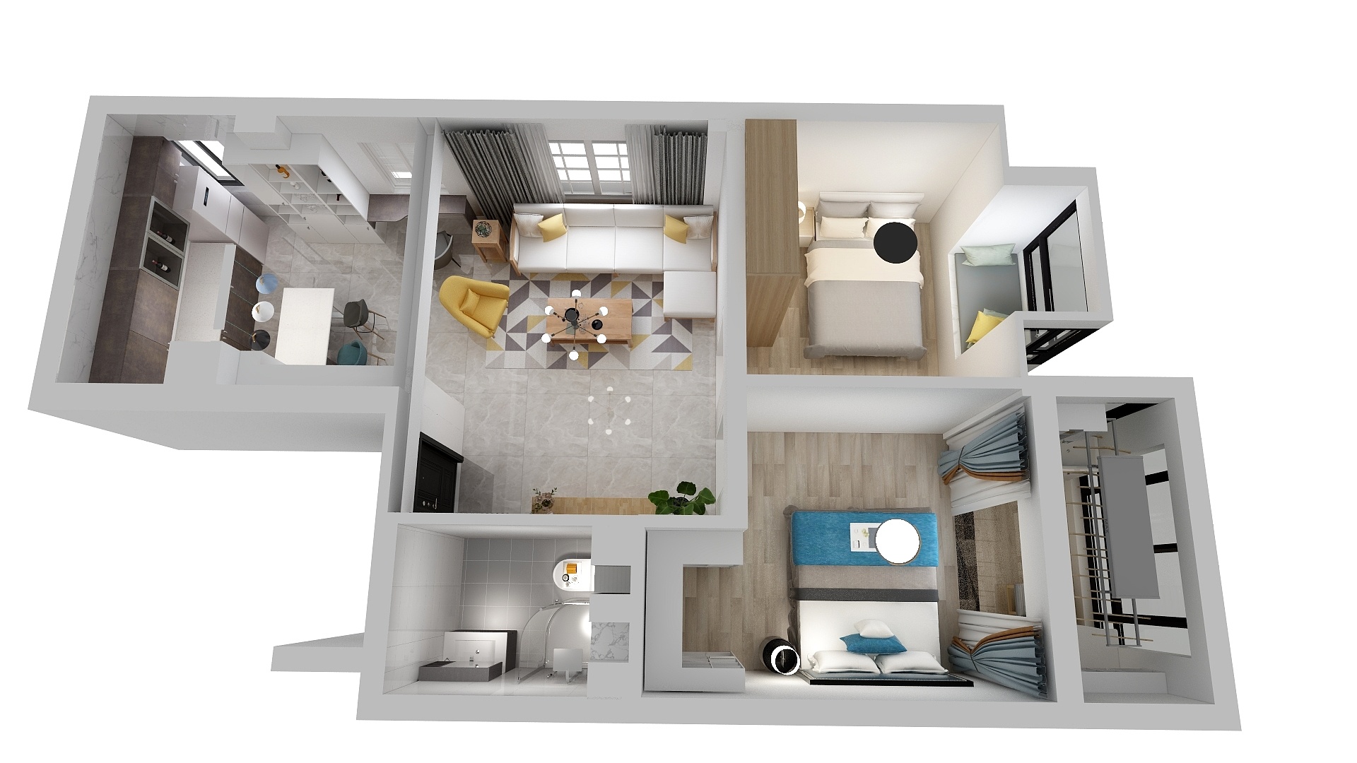 夜神月YY-锦绣名城7-1804-装修设计方案