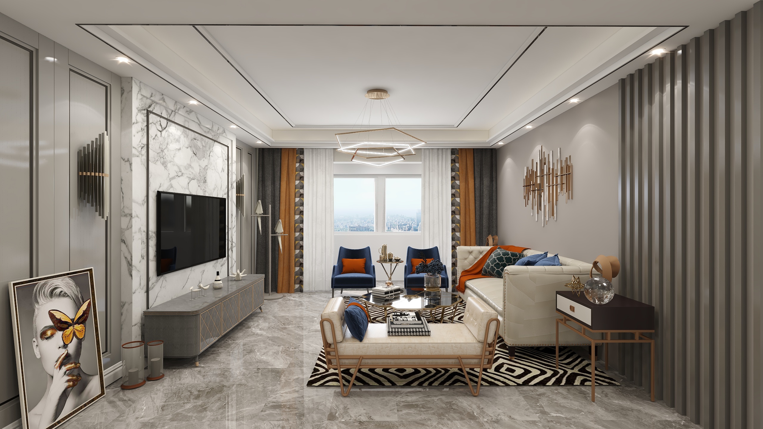 高航-现代简约装修效果图