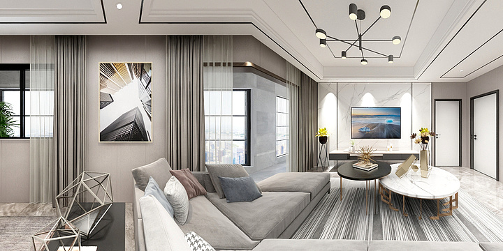 孙孙孙设计-碧水蓝城三期-装修设计方案