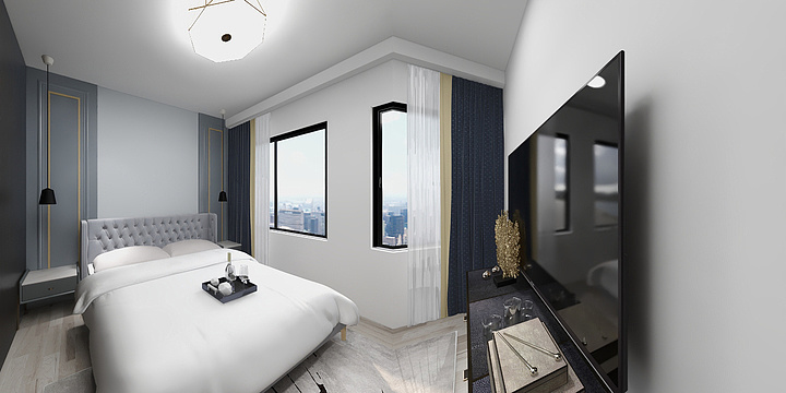 王健州-郎悦府2#01户型-装修设计方案